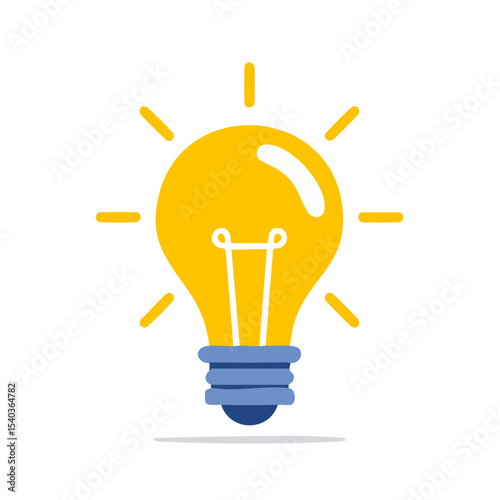 Creative idea light bulb on black background showing innovation and inspiration for problem solving and bright solutions for education or business