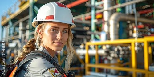 construction worker in warehouse