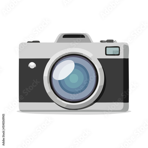 Retro Camera Vector Illustration Equipment for Photography Hobby and Creative Projects