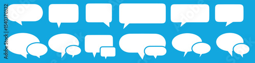 Speech bubble comic buttons for web design. Speech bubble collection. Set of speech bubble. Speech bubble comic signs.