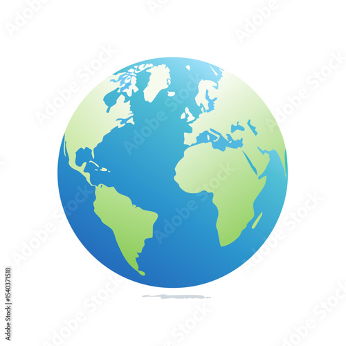 Illustrated World Globe Rotating Displaying Continents on Black Backdrop