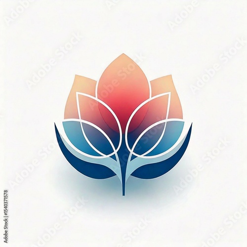 lotus flower vector illustration