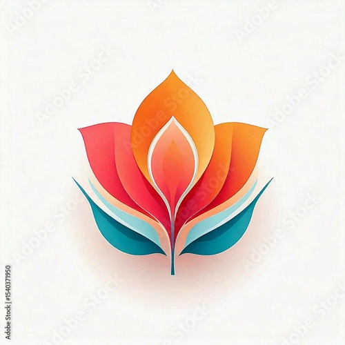 lotus flower vector illustration