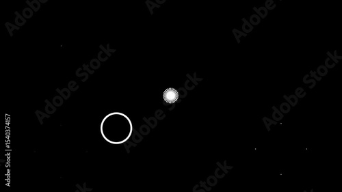4K Firework Circle Burst Animation with Shiny Glowing Lines on Transparent Background – Perfect for Event Intros and Festive Animations