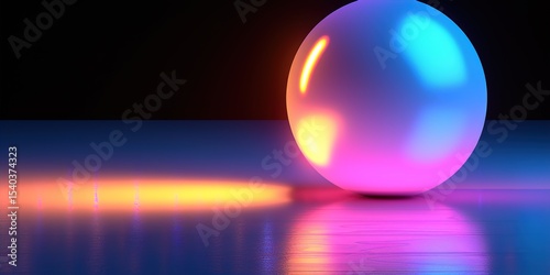 glowing sphere with light