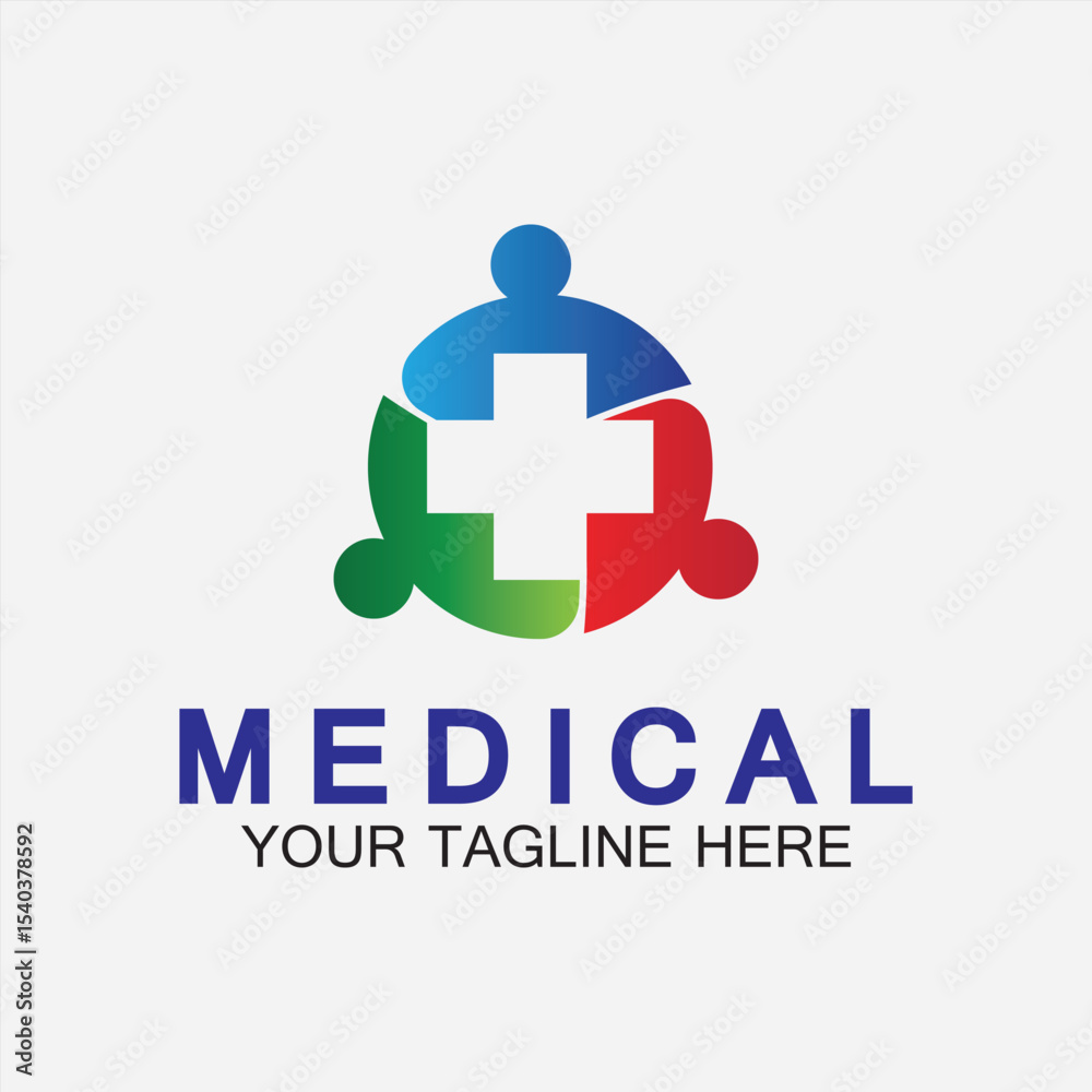 Obraz premium Medical Health Logo Design Templates