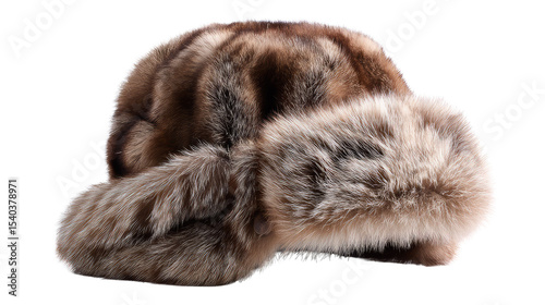 Fur Trapper Hat: The snug warmth of winter fashion personified in a luxurious fur trapper hat.
