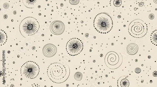 seamless background with circles