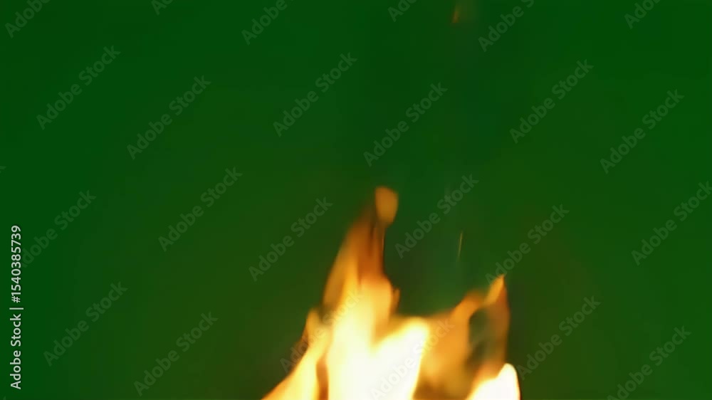 custom made wallpaper toronto digitalFire on Green Screen- Chroma Key Element