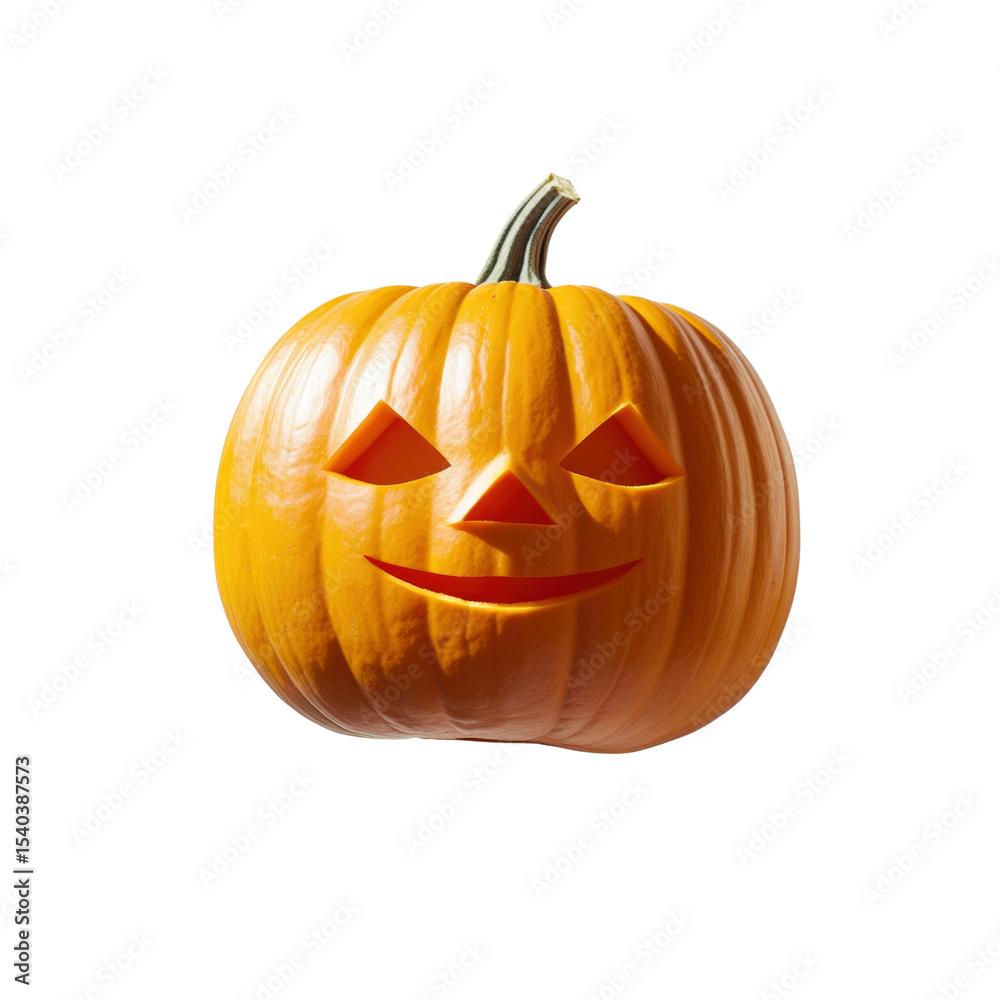 Jack-o'-lantern A Carved Halloween Pumpkin on Transparent Background Jack-o'-lantern A Carved Halloween Pumpkin on Transparent Background