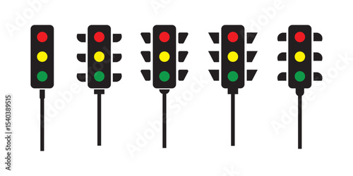  Traffic Light icon set