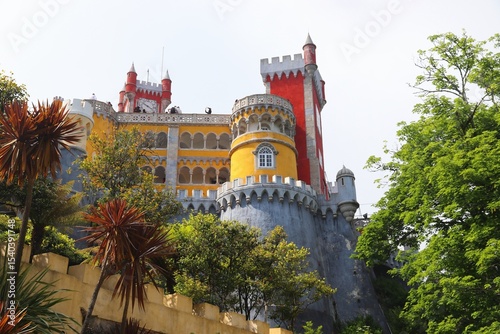 Fototapeta Palacio da Pena in Sintra, Portugal