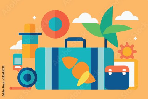 summer travel background