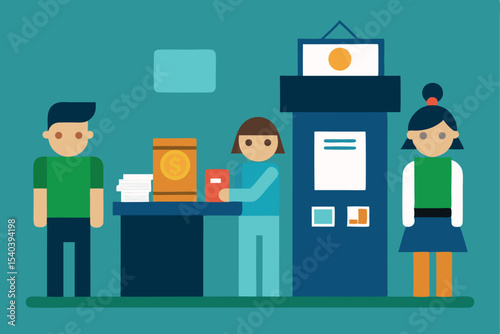 business man and business team