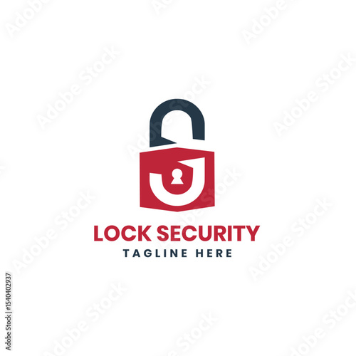 lock security logo design for security service lock and key sign creative mark
