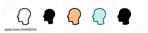 Head multiple icon