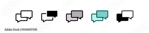 Chat multiple icon