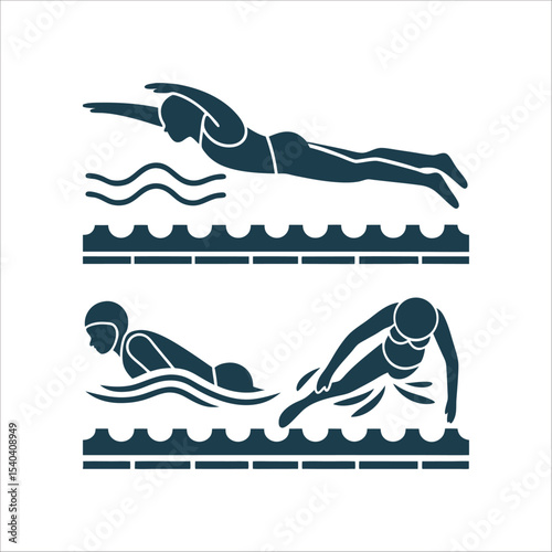 Swimming Strokes Medley, Transition Illustration Medley Transition Switching between strokes