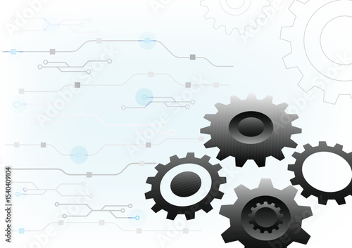 Gear mechanism, cog wheel abstract background. Concept of technology, industry, communication, equipment, teamwork, innovation, futuristic, machanism progress, factory development machinery, automate.