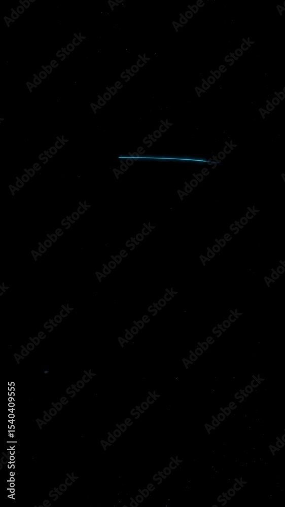 Milky Way star trail in dark space, glowing blue particles, night sky, cosmic scene Milky Way star trail in dark space, glowing blue particles, night sky, cosmic scene