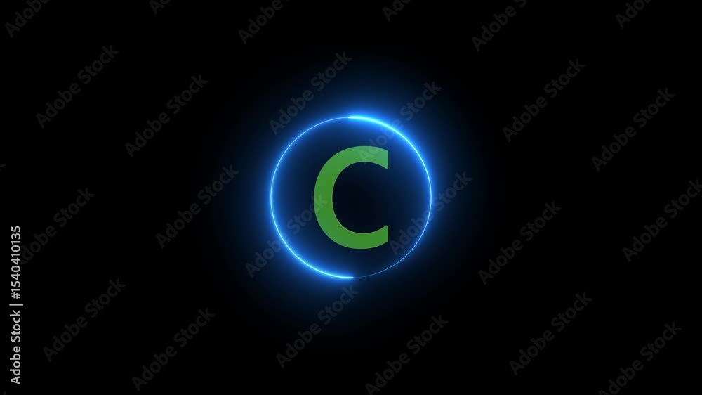 letter C .3D Rendering. Glow Alphabet Number in sphere .Animation Video Template For Your Business letter B from metallic cubes, 3D letter animation.on the background . letter C .3D Rendering. Glow Alphabet Number in sphere .Animation Video Template For Your Business letter B from metallic cubes, 3D letter animation.on the background .