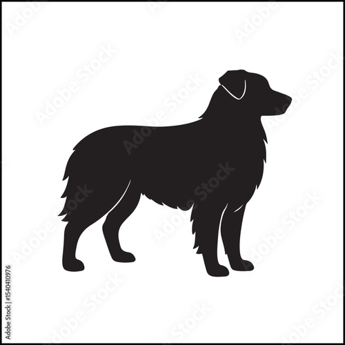 Australian Shepherd dog silhouette