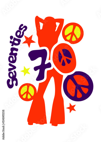 annee 70 seventies disco peace love power