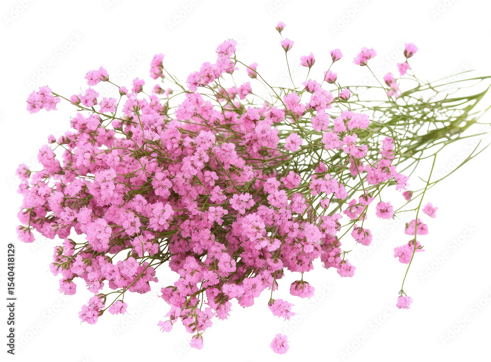 Delicate pink flowers in a cluster Delicate pink flowers in a cluster