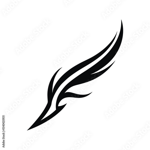 Airokom inspired tribal tattoo design Vector illustration