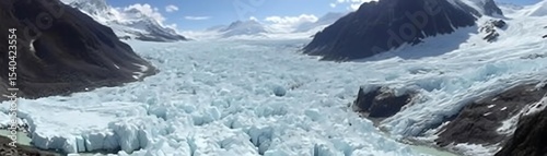 Majestic Glacier Valley