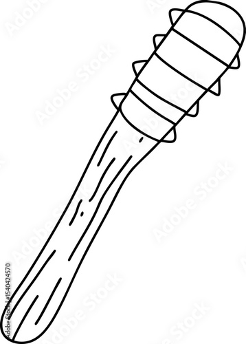 hand drawn weapon