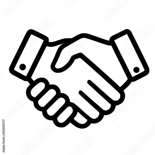 handshake vector illustration