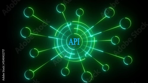 CPU AI setting software development tool. Business, modern technology, internet and networking concept World Wide Web concept Globe icon set. Networking concept. motion video 