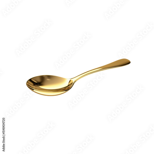 Gleaming Gold Spoon Elegant Tableware for Luxury Dining