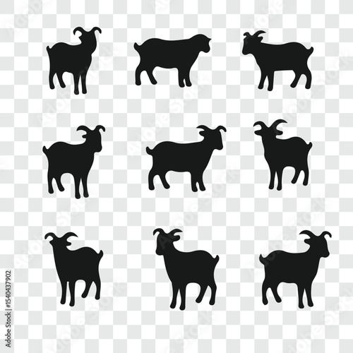 Cute facial expression icon of the sheep