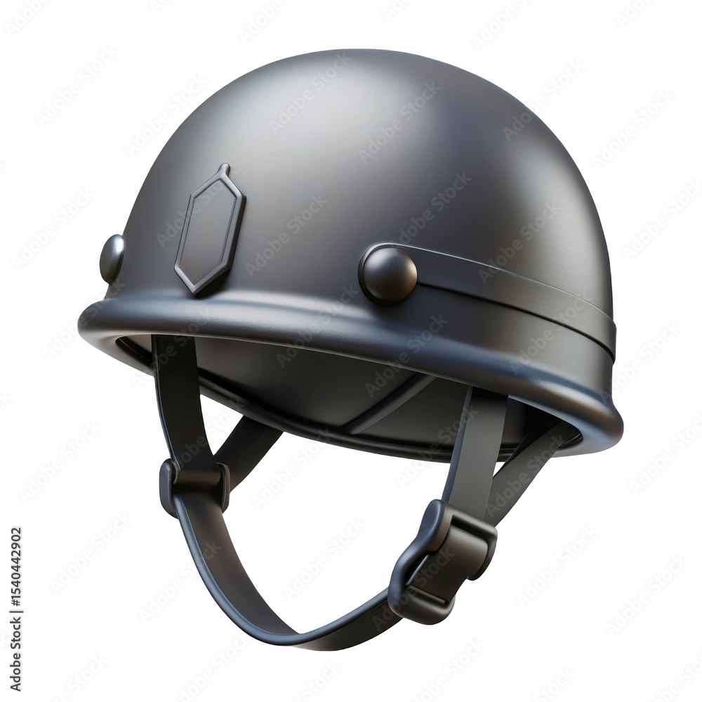 Fototapeta premium 3d military helmet isolated on transparent background