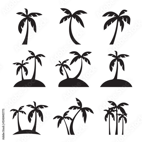 tree_group_vector_image