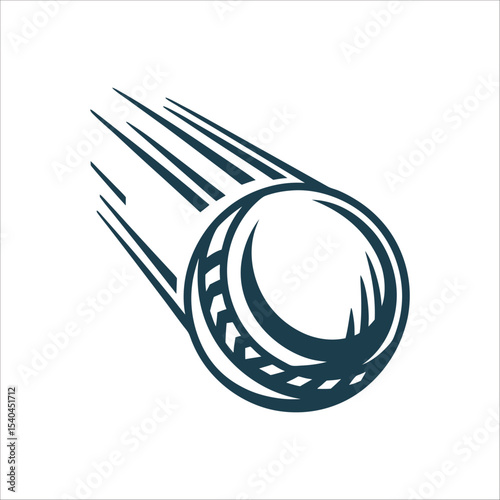 Field Hockey Ball in Motion Graphic Field Hockey Ball Smooth circular ball in motion
