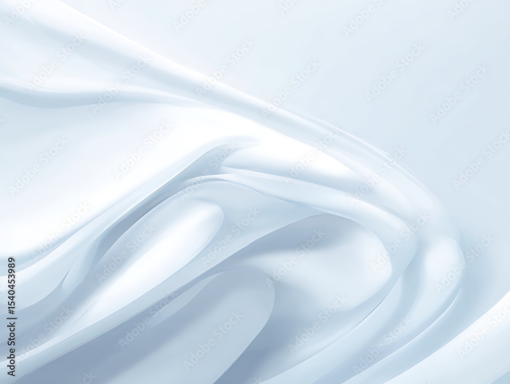 Fototapeta premium Smooth, flowing fabric drapes