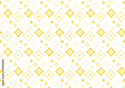 Thai flower pattern background. Thai folk art pattern - flower shape.