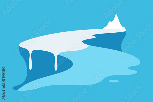Melting Icebergs A Visual Depiction of Climate Change and Global Warming