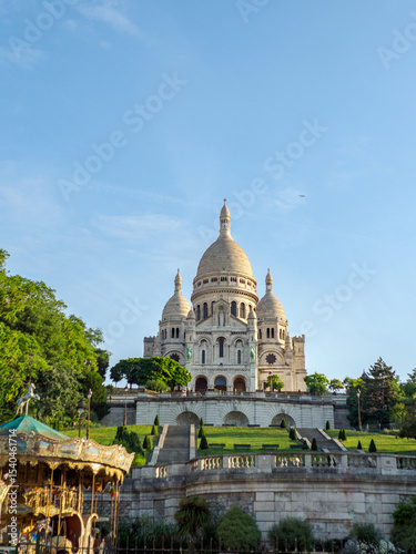 Canvas Print Sacré-Cœur in sunrise