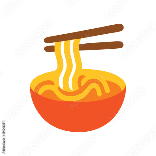 A vibrant collection of ramen noodle icons perfect for restaurant menus websites and app designs featuring various bowls toppings and ingredients for a delicious visual experience