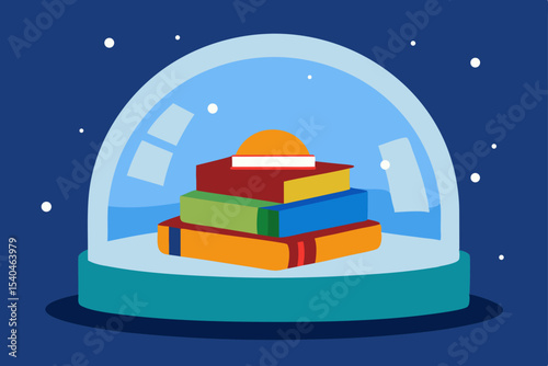 a cozy rooftop library pod   snow covered glass