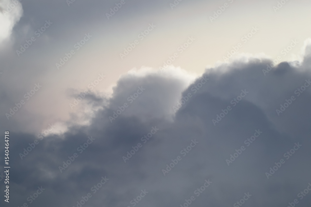 Obraz premium Iridescent Pileus Cloud on the sky
