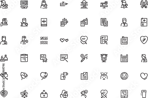 Healthcare and Medical Line Icons A Comprehensive Set