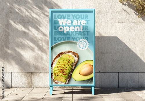 Outdoor Urban Food Poster Mockup