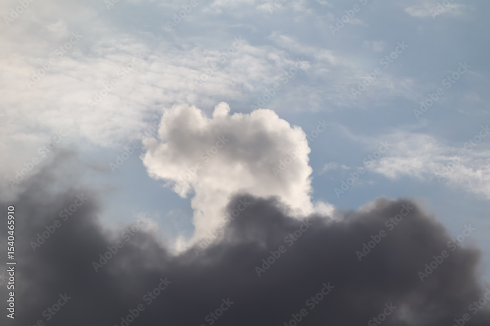 Obraz premium Cloud Scape Cloud from Tropical Sky.