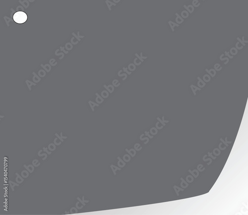 Abstract vector background with curled white paper sheet and blank space design