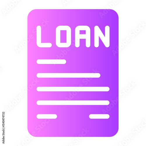 loan gradient icon